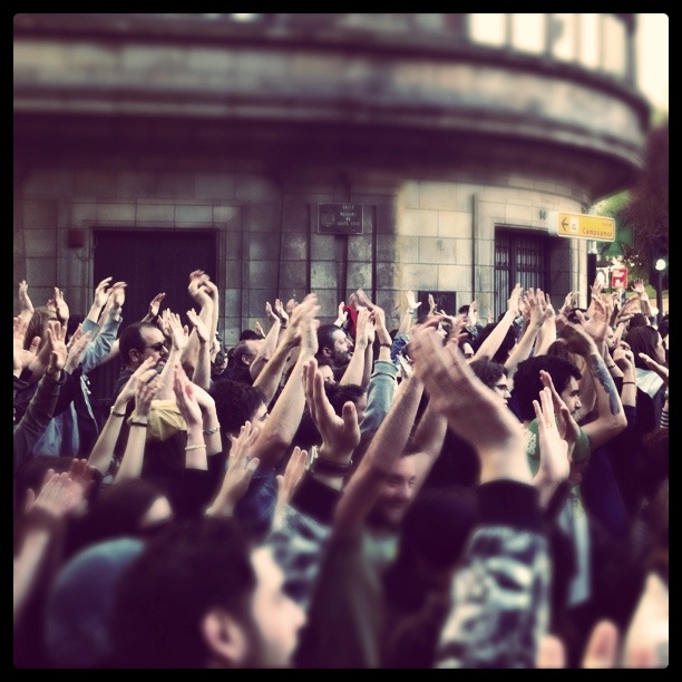 Manifestación en Oviedo #alacalle15m